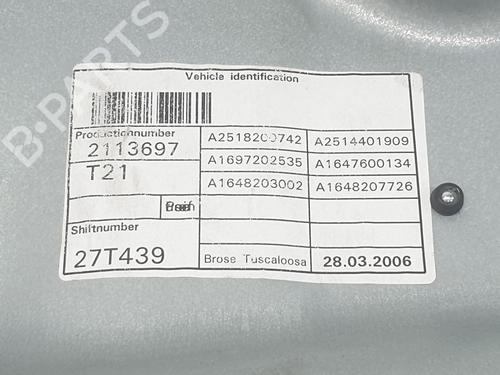 Front left window mechanism MERCEDES-BENZ M-CLASS (W164) ML 320 CDI 4-matic (164.122) | BP20192152C22 