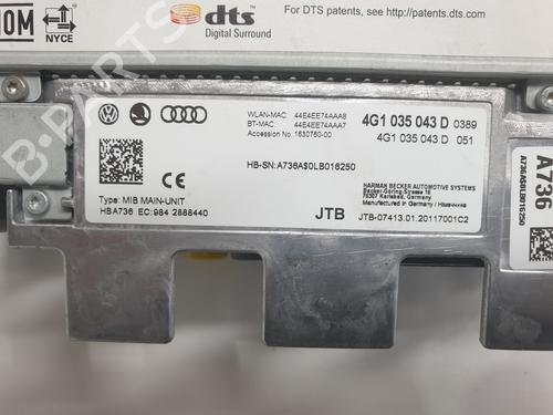 Elektronisk modul AUDI A6 C7 (4G2, 4GC) 2.0 TDI | BP29489356M83 
