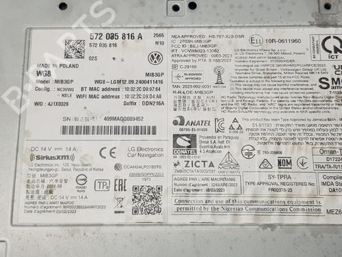 Electronic module VW GOLF VIII (CD1, DA1) 1.5 eTSI | BP29723375M83 