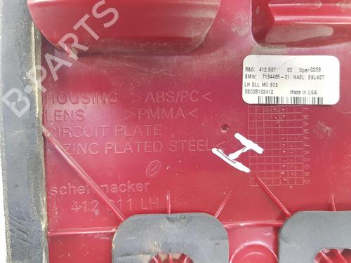 Left tailgate light BMW X5 (E53) 3.0 d | BP9196552C79 