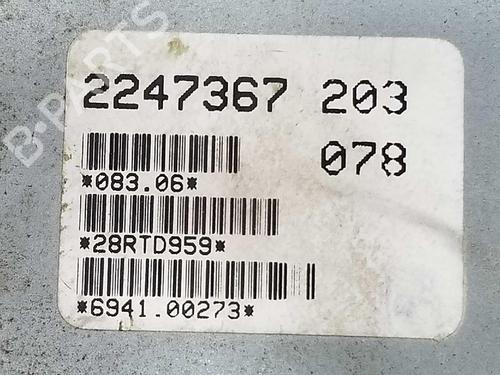 Computer motormanagement OPEL OMEGA B (V94) 2.5 TD (F69, M69, P69) | BP8175338M57 