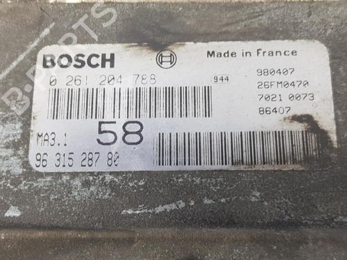 Engine control unit (ECU) CITROËN SAXO (S0, S1) 1.1 X, SX | BP8421228M57 