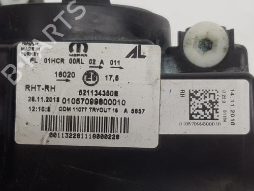 Right headlight FIAT TIPO Hatchback (356_, 357_) 1.6 D (356HXG1B, 356HXG11) | BP31903953C29 