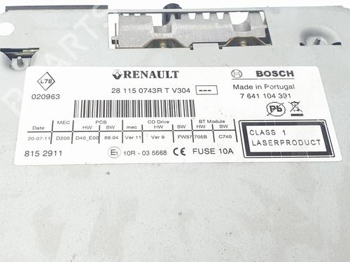 Radio RENAULT MEGANE III Grandtour (KZ0/1) 1.5 dCi (KZ09, KZ0D, KZ1G, KZ29, KZ14, KZ1W, KZ10, KZ1F,... | BP17754515E6 