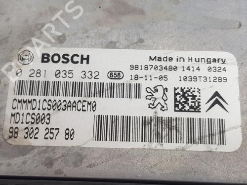Engine control unit (ECU) PEUGEOT 2008 I (CU_) 1.5 BlueHDI 120 | BP29755287M57