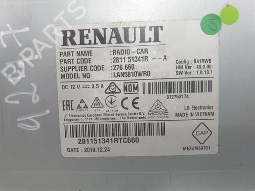 Display monitor RENAULT CLIO IV (BH_) | BP31216322C48