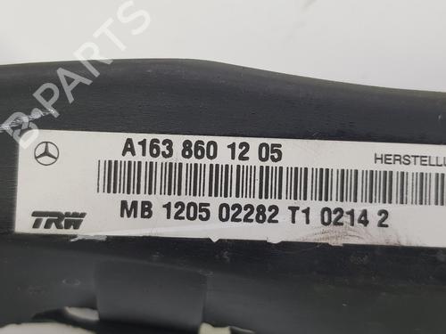 Right curtain airbag MERCEDES-BENZ M-CLASS (W163) ML 270 CDI (163.113) | BP9686839C12 