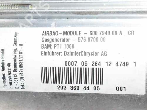 Passasjer kollisjonspute MERCEDES-BENZ C-CLASS Coupe (CL203) C 220 CDI (203.708) | BP765162C10 