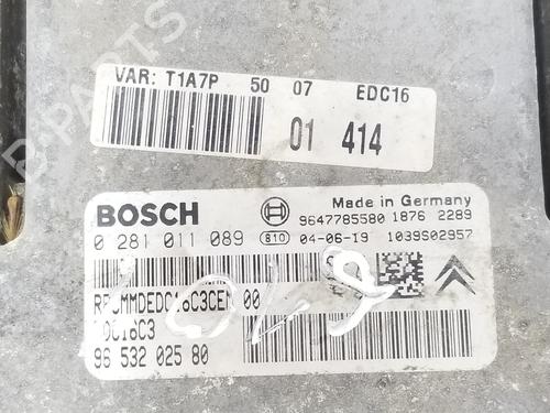 Engine control unit (ECU) PEUGEOT 206 Hatchback (2A/C) 1.4 HDi eco 70 | BP20186200M57 