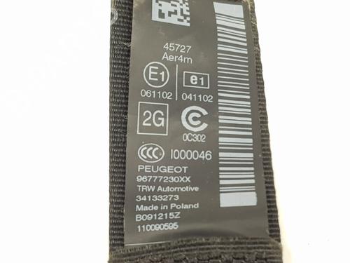 Rear left seatbelt PEUGEOT 308 SW II (LC_, LJ_, LR_, LX_, L4_) 1.6 BlueHDi 120 | BP21665556I29 