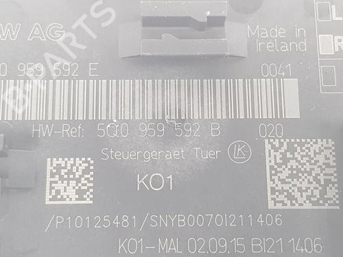 Electronic module VW GOLF VII (5G1, BQ1, BE1, BE2) 1.6 TDI | BP10348921M83 