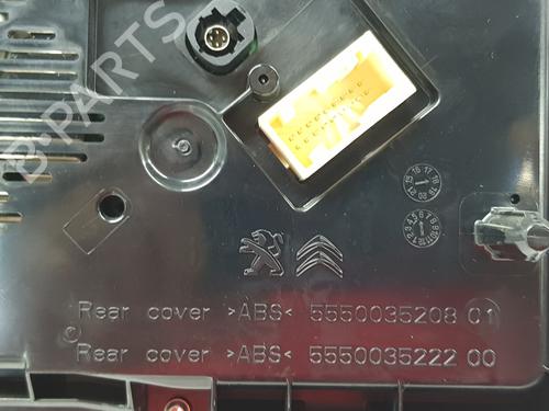 Instrument cluster PEUGEOT 3008 II SUV (MC_, MR_, MJ_, M4_) 1.5 BlueHDi 130 | BP20188812C47 