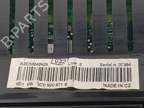 Instrument cluster VW PASSAT B6 (3C2) 2.0 TDI 16V | BP32986731C47 - Image 6
