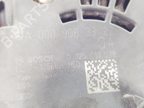 Alternator MERCEDES-BENZ B-CLASS Sports Tourer (W246, W242) B 200 CDI (246.201) | BP21543773M7 