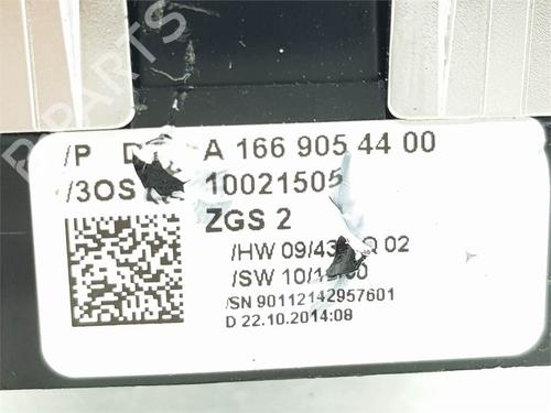 Left front window switch MERCEDES-BENZ M-CLASS (W166) ML 250 CDI / BlueTEC 4-matic (166.004, 166.003) | BP38524239I27 - Image 4