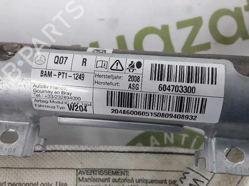 Right curtain airbag MERCEDES-BENZ C-CLASS (W204) C 220 CDI (204.008) | BP1961374C12 