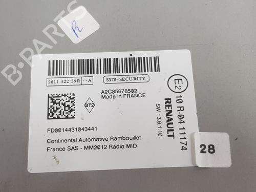 Bilradio RENAULT CAPTUR I (J5_, H5_) 1.5 dCi 90 (J5N4, J5M5, J5MW, J5M6, J5AL, J5AJ) | BP29942118E6 