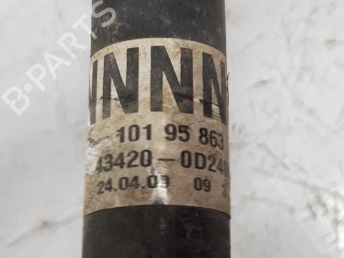 Left front driveshaft TOYOTA YARIS (_P9_) 1.33 VVT-i (NSP90_, NSP90R) | BP8671396M38 