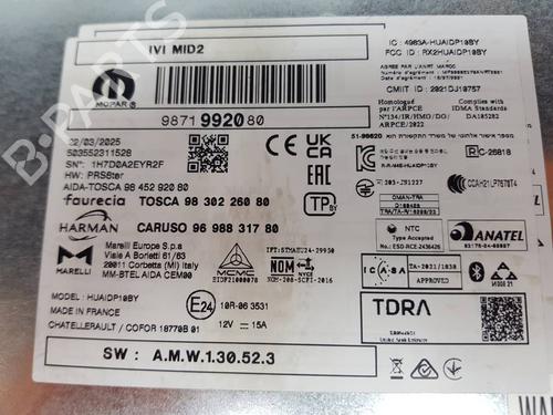 Radio PEUGEOT RIFTER e-Rifter | BP40155964E6 - Image 5