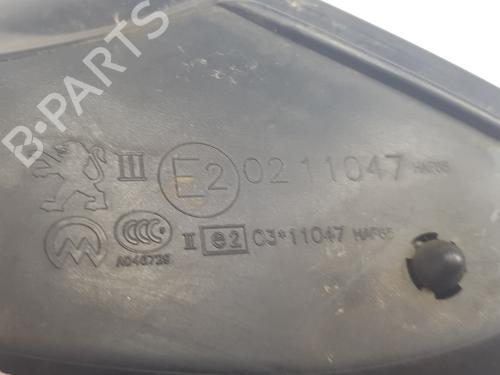 Right mirror PEUGEOT 208 I (CA_, CC_) 1.2 VTI 82 | BP20198737C27 