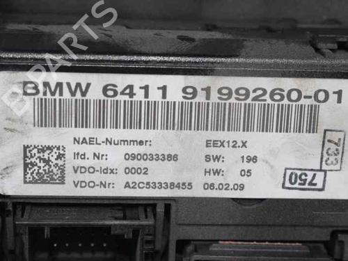 Climate control BMW 3 (E90) 318 d | BP1169950I5 
