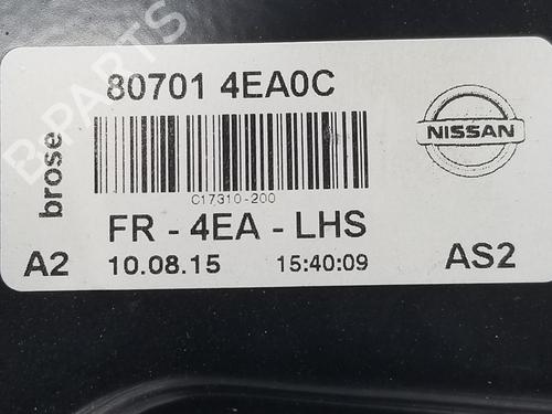 Front left window mechanism NISSAN QASHQAI II SUV (J11, J11_) 1.6 dCi ALL MODE 4x4-i | BP8252865C22 