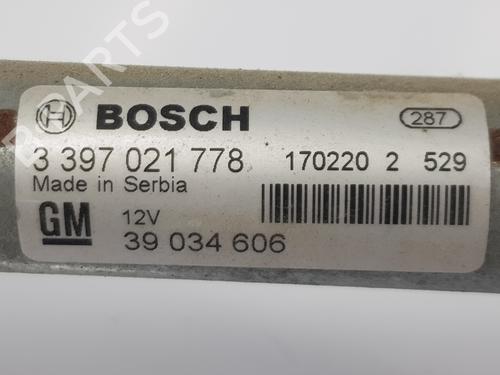 Front wiper motor OPEL ASTRA K (B16) 1.4 Turbo (68) | BP6250798M29 