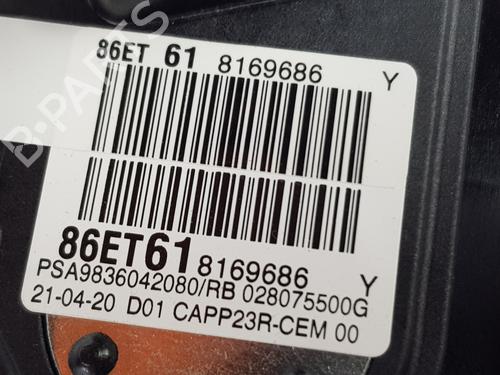 Pedal PEUGEOT 308 II (LB_, LP_, LW_, LH_, L3_)  | BP27881046I4 