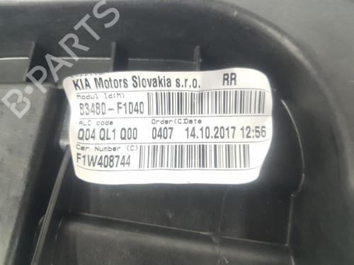 Rear right window mechanism KIA SPORTAGE IV (QL, QLE) 1.7 CRDi | BP9822178C25 