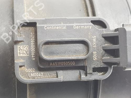 Mass air flow sensor MERCEDES-BENZ SPRINTER 4,6-t Van (B906) 416 CDI (906.653, 906.655, 906.657, 906.633, 906.635,... | BP25789559M95 