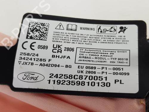 Right curtain airbag FORD FOCUS IV (HN) 2.3 ST EcoBoost | BP30750326C12