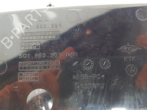 Glove box VW GOLF ALLTRACK VII Variant (BA5, BV5) 2.0 TDI 4motion | BP27200609C95 