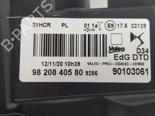 Right headlight DS DS 3 / DS 3 CROSSBACK (UR_, UC_, UJ_) | BP32317608C29