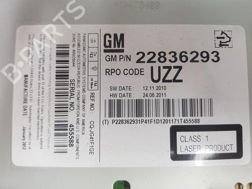 Radio OPEL ASTRA J (P10) 1.7 CDTI (68) | BP12582961E6 