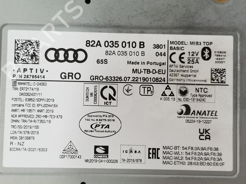 Radio AUDI Q3 Sportback (F3N) 40 TFSI quattro | BP13254864E6 