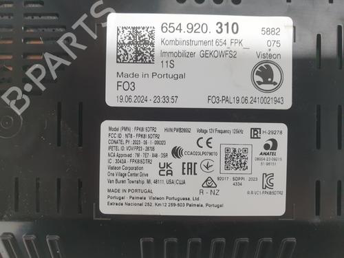 Instrument cluster SKODA FABIA IV (PJ3)  | BP29290521C47 