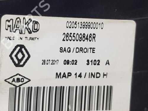 Right taillight RENAULT CLIO IV (BH_) 1.5 dCi 75 | BP10002935C35 