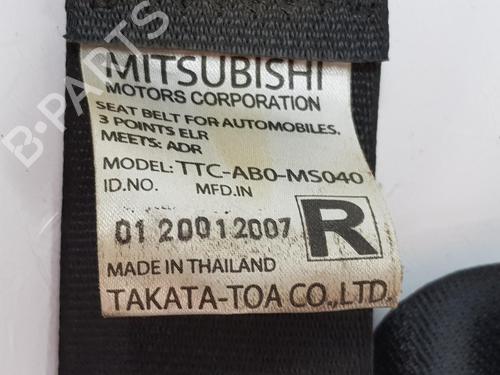 Rear left seatbelt MITSUBISHI L200 / TRITON (KA_T, KB_T) 2.5 DI-D 4WD (KB4T) | BP17790991I29 
