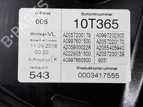 Front left window mechanism MERCEDES-BENZ C-CLASS (W205) C 220 BlueTEC / d (205.002, 205.004) | BP5660918C22 