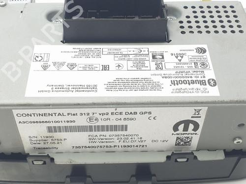 Display monitor FIAT 500 (312_) 1.2 LPG (312AXA1A) | BP17748824C48 