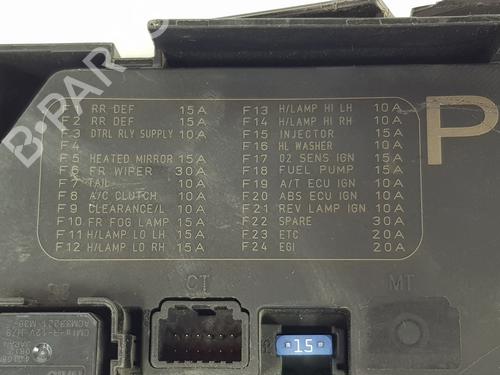 Fuse box NISSAN NAVARA NP300 (D40) 2.5 dCi 4WD (D40TT, D40T, D40M, D40BB) | BP36788730E1 - Image 2