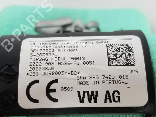 Right curtain airbag SEAT LEON Sportstourer (KL8, KLD) 2.0 TDI | BP16353766C12 