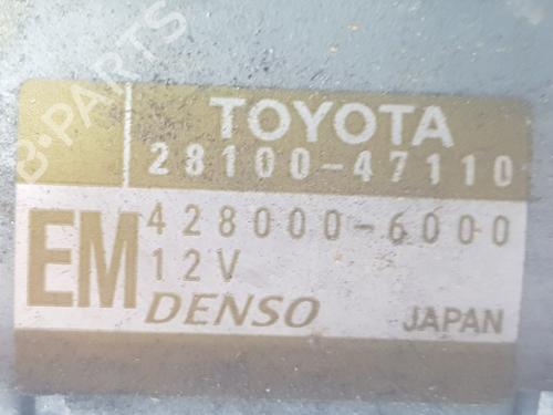 Starter TOYOTA URBAN CRUISER (_P1_) 1.33 (NSP110_, NSP110) | BP15407950M8 