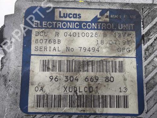 Engine control unit (ECU) PEUGEOT 406 (8B) 2.1 TD 12V | BP3491289M57 