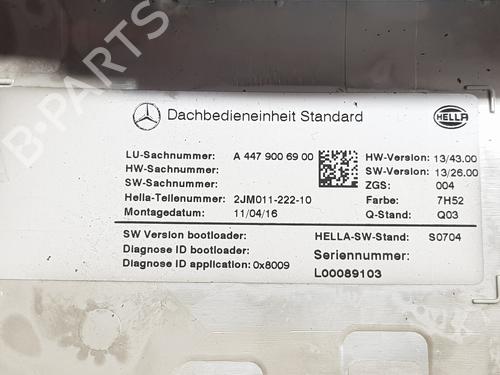 Interior roof light MERCEDES-BENZ VITO Tourer (W447) 114 CDI (447.701, 447.703, 447.705) | BP29628814I8 