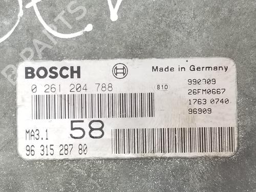Engine control unit (ECU) CITROËN SAXO (S0, S1) 1.1 X, SX | BP20186184M57 