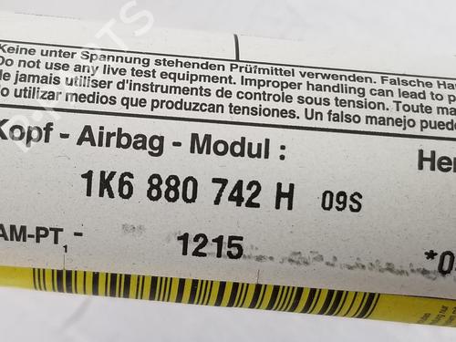 Right curtain airbag VW GOLF V (1K1) 2.0 GTI | BP8283777C12 