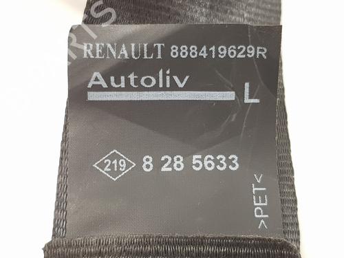 Rear left seatbelt RENAULT CLIO IV (BH_) 1.5 dCi 90 | BP18537423I29 