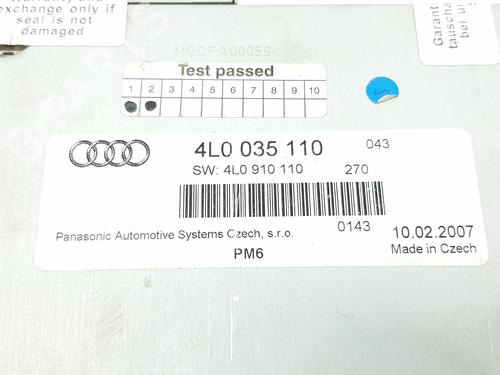 Radio AUDI Q7 (4LB) 3.0 TDI quattro | BP18356780E6 