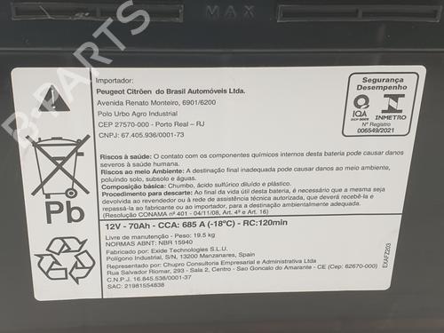 Battery OPEL ASTRA L Sports Tourer (O5) 1.2 (FRHNPJ) | BP25443506E11 